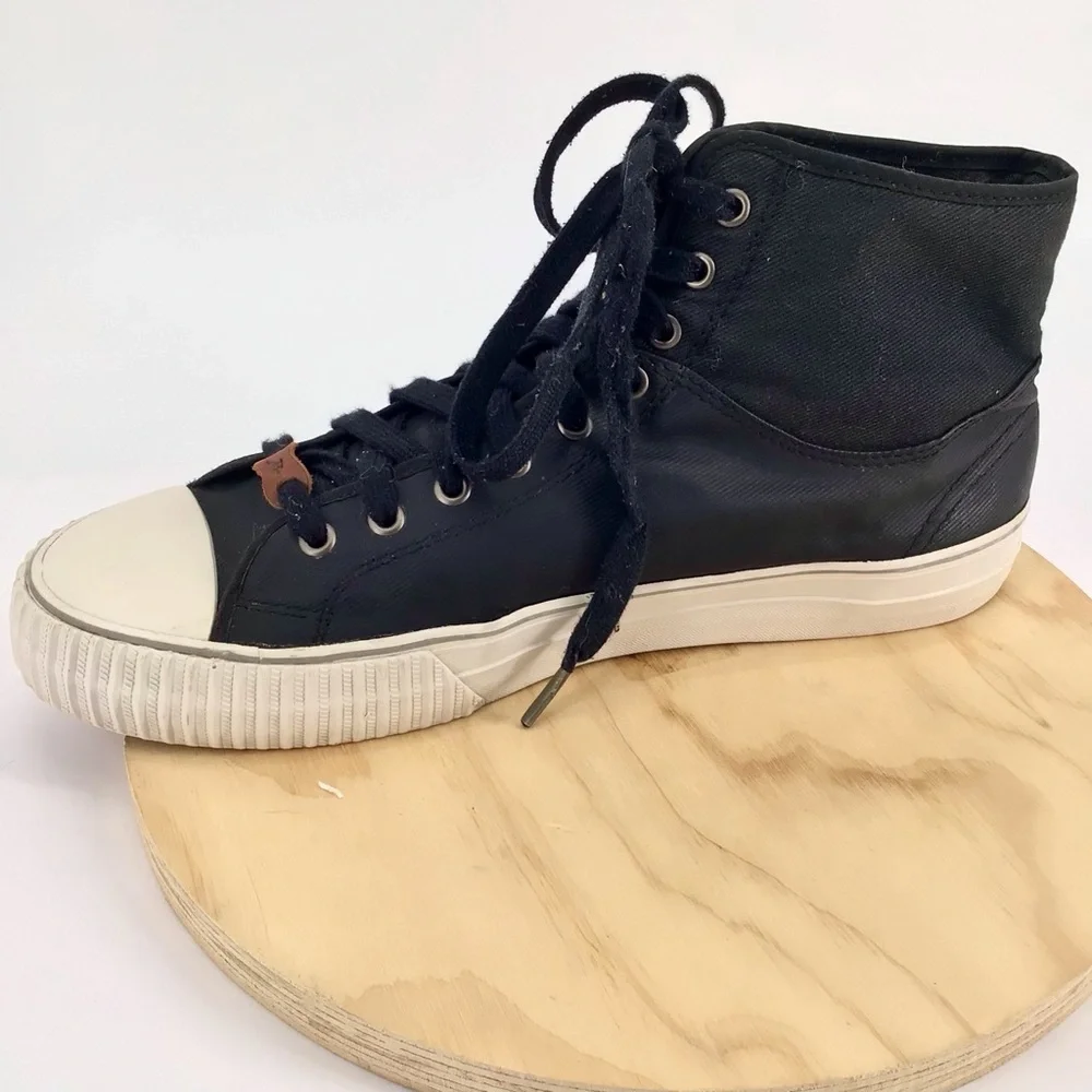 PF Flyers Men's/Women's Coated Canvas Hi Casual Sneaker Men's Sz 12/ Women 13.5 - Picture 9 of 16